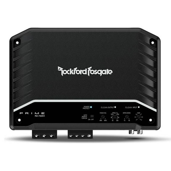 Restored Rockford Fosgate R2-750X1 Prime Series 750 Watt Mono Subwoofer Amplifier (Refurbished)