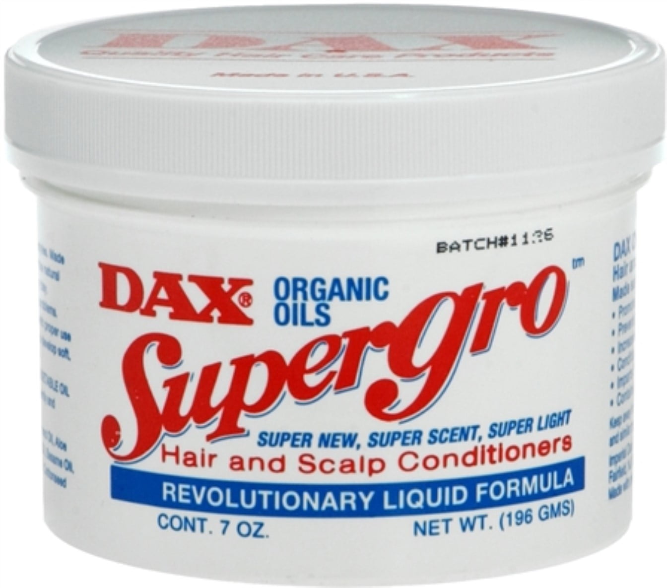 Dax Super Gro Hair and Scalp Conditioner 7 oz 