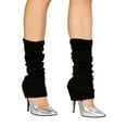 thumbnail image 4 of Calcetines hasta la rodilla de invierno para mujer, calentadores de piernas tejidos, 4 of 5
