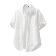 thumbnail image 3 of Miqool Mens Hawaiian Shirt Short Sleeve Button Down Floral Shirts Casual Beach Summer Wedding Shirts with Pocket, 3 of 4
