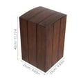 thumbnail image 2 of COMPUKAS Western Party Decorations For Adults Faux Wooden Crate Brown 1Set, 2 of 6