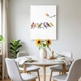 thumbnail image 6 of Canvas Wall Art Watercolor Bird Canvas Art Print Vintage Yellow Red Blue Birds Branch Pictures Wall Decor for Living Room Bedroom Artwork Decorations Stretched Framed Ready to Hang 8"x10", 6 of 9