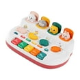thumbnail image 1 of Juguete interactivo para bebés, aprendizaje musical para niños pequeños, juguetes de actividad sensorial infantil, juguetes de educación temprana para Rojo, 1 of 9