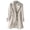 White, variant on Womens Double Breasted Duster Trench Coat Slim Full Length Maxi Long Overcoat