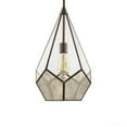thumbnail image 7 of Luxury Mid-Century Modern Indoor Pendant, 18.5''H x 12''W, with Geometric Style Elements, Art Deco Design, Olde Bronze Finish and Glass, UHP2850, 7 of 7