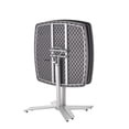 thumbnail image 1 of NPS Cafe Time Series Adjustable-Height Metal Table in Charcoal Slate/Silver, 1 of 6