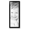 thumbnail image 2 of ArtToFrames 10" x 28" Satin Black Picture Frame, 10x28 inch Black Wood Poster Frame (WOM-1451), 2 of 8