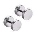 thumbnail image 1 of Unisex Stainless Steel Ear Stud Earring Punk stud Titanium Dumbbell High Polished Ear Piercing Punk Style, 1 of 7