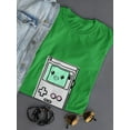 thumbnail image 3 of Kawaii Cute Videogame Control Graphic Women Kelly Green T-Shirt, Female Small, 3 of 4