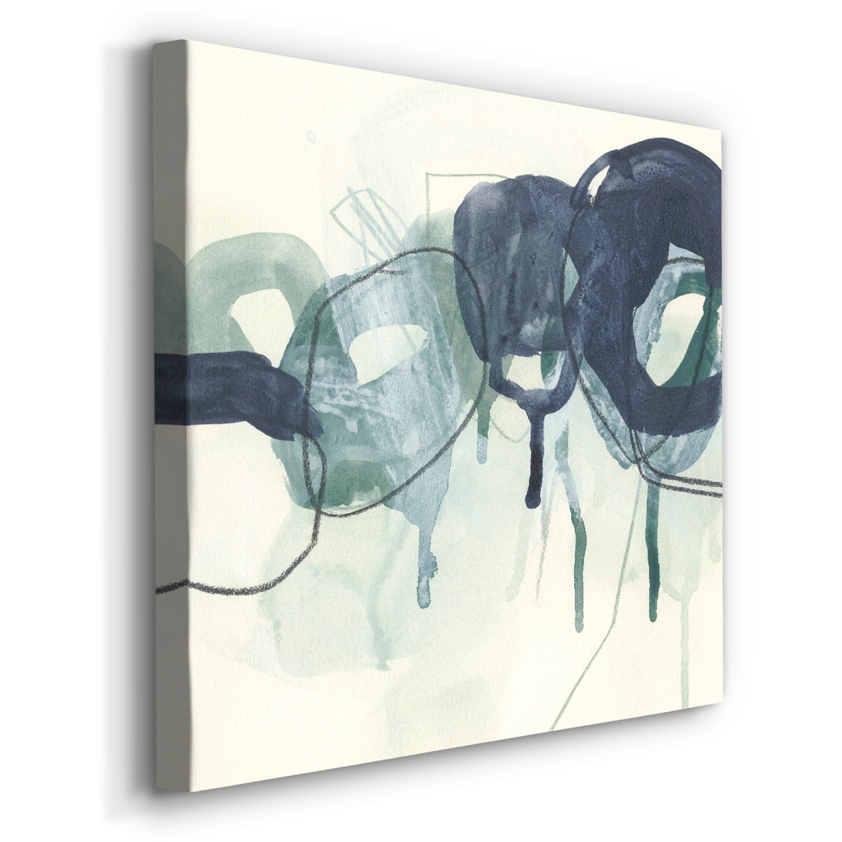 Wexford Home Chainlink Verdigris II-Premium Gallery Wrapped Canvas, 10" x 10" - Ready to Hang