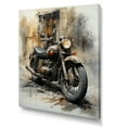 thumbnail image 2 of Designart "Vintage Bike In The Desert III" Motorcycle Canvas Prints, 2 of 7