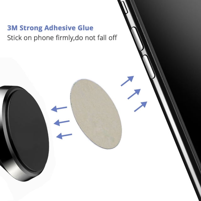 Inteprter Disco de placa de Metal para soporte de teléfono de coche, adhesivo Universal de hierro fino, accesorios de repuesto de disco, 1 ud. Teléfono y Comunicación azul 30mm 1 Uds