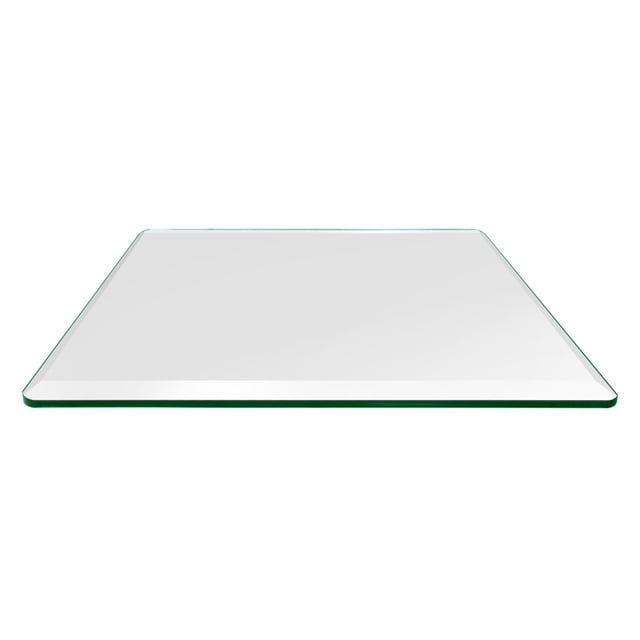 Dulles Glass 24 x 36 Inch Rectangular 3/8 Inch Tempered Glass Table Top