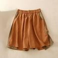 thumbnail image 3 of TRUBKH shorts for women athletic shorts for women cotton shorts for woman womens shorts casual bermuda shorts for women Orange L, 3 of 3