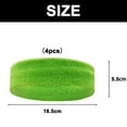 thumbnail image 2 of 4pcs Sports elastic protective headband Knitted headband towel material Yoga headband Breathable and sweat-absorbent, 2 of 5