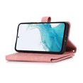 thumbnail image 7 of Dteck for Zipper Wallet Shoulder Strap Bag Samsung Galaxy S24 Plus Case ,Magnetic Leather 9 Card Slots Case Shockproof Rubber Kickstand Full Body Protective Cover with Wrist Strap,Pink, 7 of 7