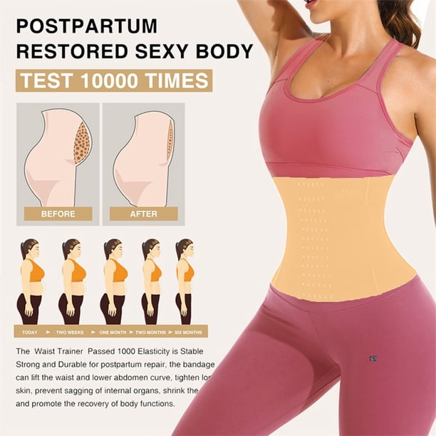 Ceinture Abdominale Post-Partum 3 En 1 - Ceinture Ventrale Femme Noir Taille L - Soutien Récupération Après Accouchement Et Césarienne