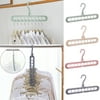 Space Saver Hangers Multifunctional Magic Clothes Hangers Closet Organizer Hook Rack（1 Pack）Gray