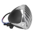 thumbnail image 4 of Faro Universal para motocicleta, lámpara de parrilla redonda, faro Retro AVT, 12V, 5 pulgadas, rosca M10, 4 of 5
