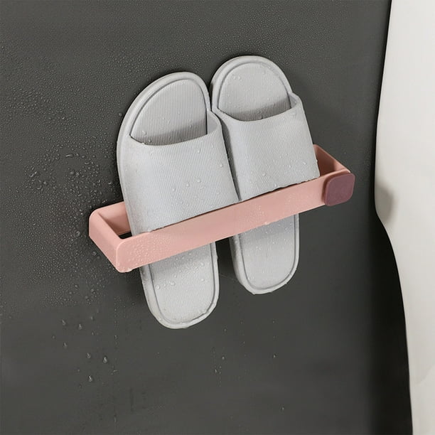 Bathroom Slippers Rack Punch Frees Toilet Wall Mounted Toilet Slippers Rack Wall Shoe Storage