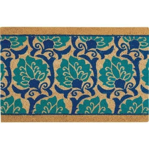 Waverly Greetings "Playful Prose" Aqua Doormat by Nourison
