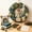 B, variant on Xmas 3D Fabric Poke Wreath DIY Kit, Christmas Wreath DIY Kit for Adults,Santa