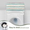 thumbnail image 4 of Renewold Vintage Wood Grain Print Toilet Tank Lid Cover for Bathroom Decor, Stretchy Dust-proof Covers for Toilet Tank Lid, Fits Most Standard Toilets Tanks, 4 of 6