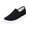 Black, variant on Women's Canvas Slip On Shoes, Classic Low Top Sneakers, Comfortable Casual Loafers, Lightweight Flat Shoes for Daily Walking