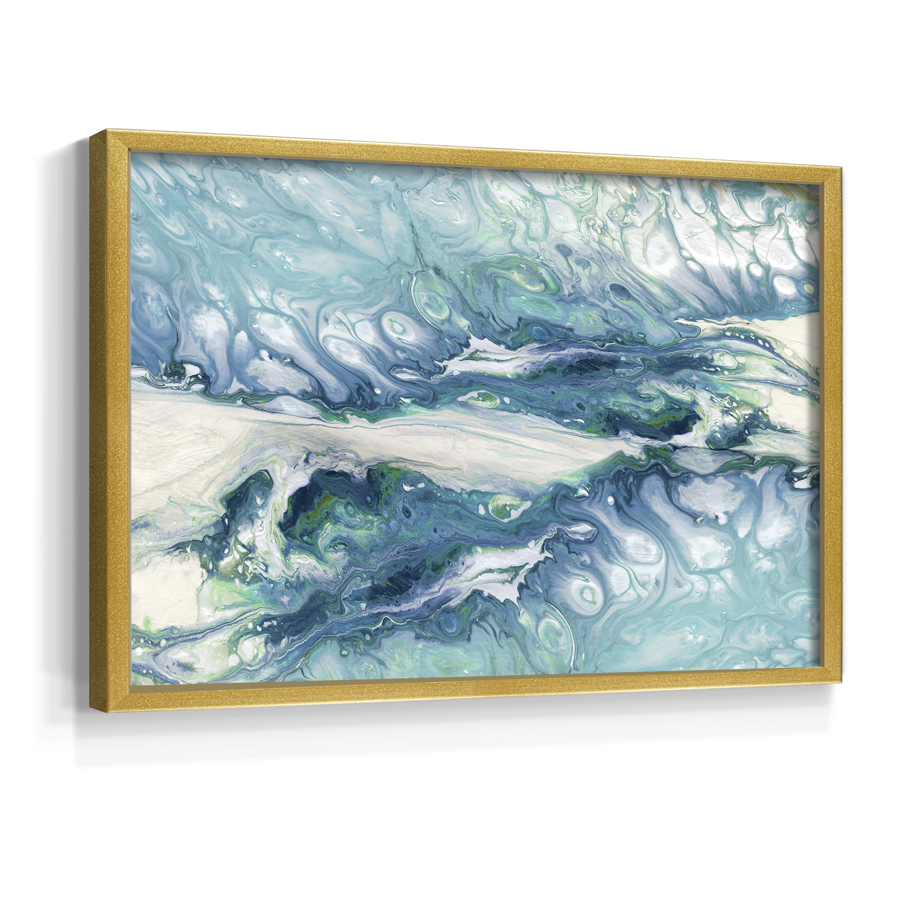 Marble Montage by Carol Robinson - Restickable Framed Giclée Print