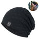 thumbnail image 1 of 1 gorro para hombre, cálido, de invierno, tejido holgado, grueso, con forma de calavera, 1 of 8