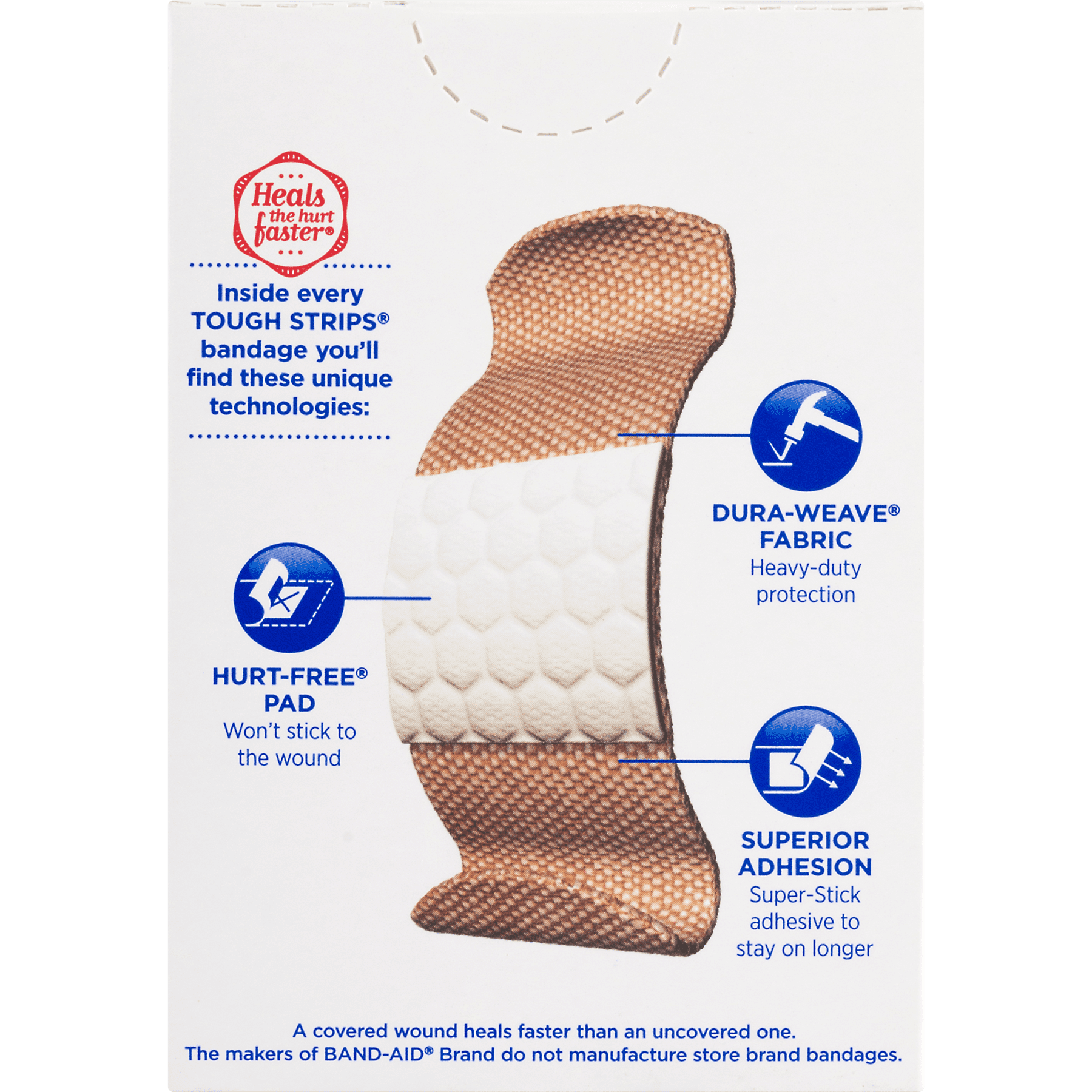 Band-Aid Tough Strips Bandages - 26 CT
