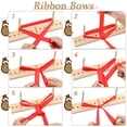 thumbnail image 4 of Bow Maker WILLBOND de madera con tijeras y lazos retorcidos para manualidades, 4 of 7