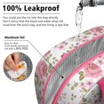 thumbnail image 5 of Womens Pioneer Flower Floral Print Pattern Lunch Box for Work,Insulated Lunch Bag for Women,Loncheras Para Mujer,Leakproof Adult Lunch Bag for Work,Beach,Travel,Picnic,Camping, 5 of 7