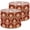 Color 2, variant on Linen Drum Lampshades Vintage Floral Lace burgundy Maroon Flowers Beige 13"x13"x10" Light Shade for Table Lamps Floor Lamp Shades Lampshade Replacement Assembly Required