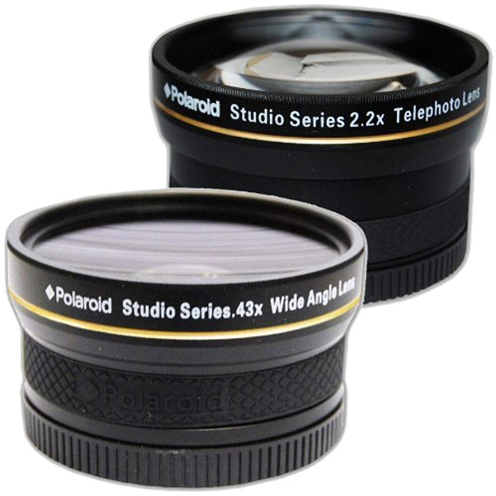 Polaroid Studio Series 52/55/58mm .43x HD Wide Angle Lens With Macro