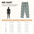 thumbnail image 3 of Fotbe Eggs Toast Bacon And Arugula Pantalones de Pijama para Mujer, Pantalones de Dormir, Pantalones Pj con Cordón y Bolsillos-Small, 3 of 6