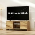 thumbnail image 4 of HOMCOM TV Stand for up to 55 Inch TV, Media Console w/ Cabinets, Shelves, 4 of 10