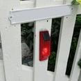 thumbnail image 3 of 2pcs Solar Warning Light Garden Fence Solar Caution Lamps Warning Lamps for Yard, 3 of 5