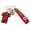 E, variant on Soccer Uniform Keychain 2.2in Multicolor Metal Alloy Sports Pendant Bag Hanging Accessory