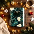 thumbnail image 2 of 2027 Weekly and Monthly Planner - Spiral Bound Floral Agenda Notebook with Month Tabs for Daily Scheduling, 2 of 6