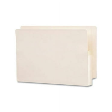 Manila End Tab File Pockets 1.75" Expansion, Legal Size, Manila, 25/Box