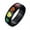 Black, variant on 6MM Unisex Gay Lesbian Pride Stainless Steel Fashion Classic Enamel Heart LGBT Rainbow Ring Eternity Wedding Band Black Size 10