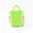 Green, variant on Soft & Foldable Silicone Crossbody Bag for Women Cute DIY Charm Pouch Beach Pool Handbag Waterproof Tote Bag with Plug-in Hole Design