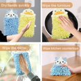 thumbnail image 3 of 2Pcs Cute Animal Hand Towels Set, Soft & Plush Microfibre Hand Towel Quick-Drying Absorbent, 3 of 5
