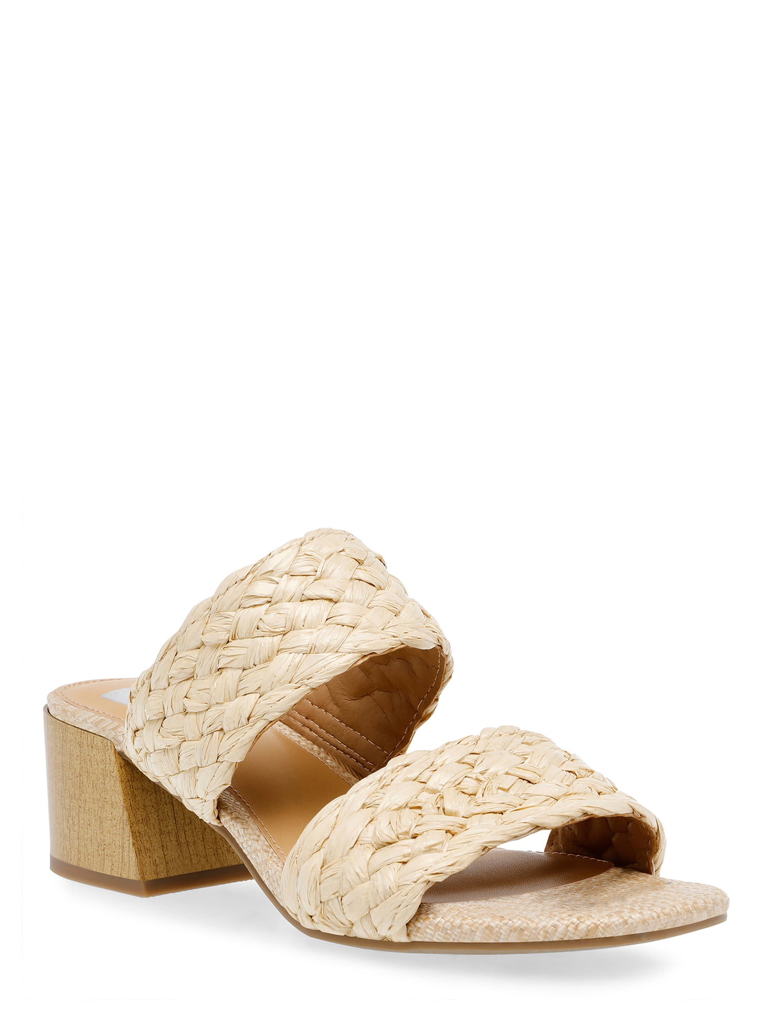 DV Dolce Vita Women's Stacey Braided Block Heel Sandals - Walmart.com