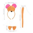 thumbnail image 2 of UPOUART 1 Set Mouse Ears Headband Costume Accessory Cloth For Children's Hairband And Parties, 2 of 8