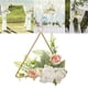 thumbnail image 3 of Artesanía DIY artificiales de hierro forjado para bodas, adornos 22x22cm Yuyangstore Flores de simulación, 3 of 8