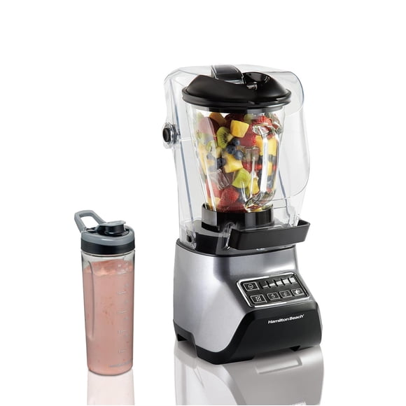 Hamilton Beach 53602 Licuadora Sound Shield 950, 5 velocidades con tarro personal adicional, Acabado