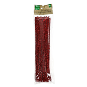 Crafter's Square Christmas Tinsel Stems, 45-ct. Packs; Mix of 4 Colors: Red, Gold, Silver, and Green