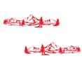 thumbnail image 3 of Car Stickers Waterproof 150cm Tree Mountain Car Decoration Decals, 3 of 7